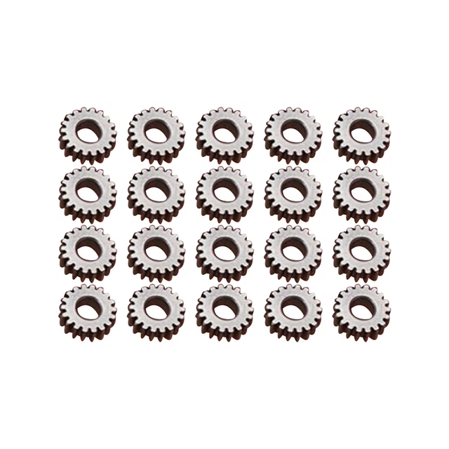 20 pz 0,3 modulo ingranaggi metallici piccolo motore foro riduttore ingranaggi 2,55 mm