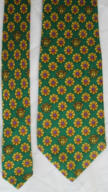 -AUTHENTIQUE  cravate cravatte  GIANNI VERSACE    100% soie  TBEG  vintage
