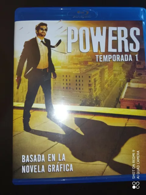 Powers Primera Temporada 1 Completa - 3 x Blu-Ray Español Ingles Aleman