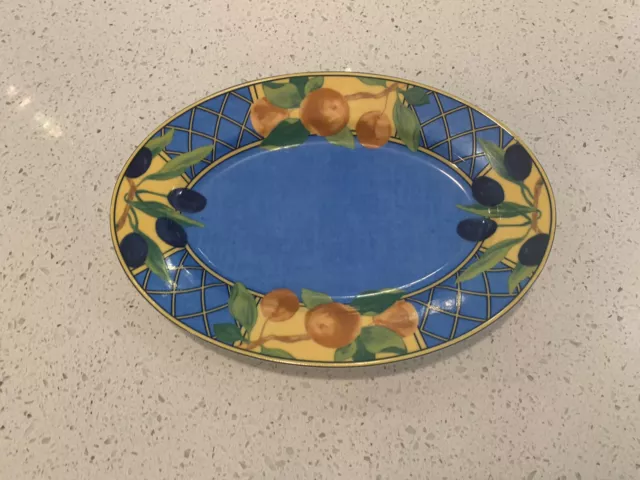 Laure Japy Oval Provence Limoges 9.5 inch platter