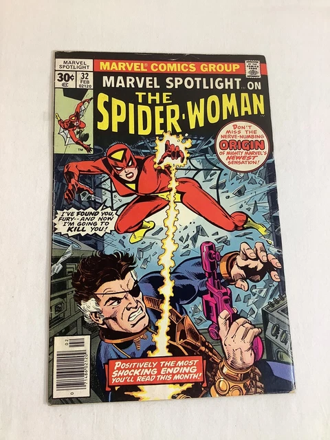 Marvel Spotlight The Spider Woman Feb 1977 #32 1St Appearance Comic