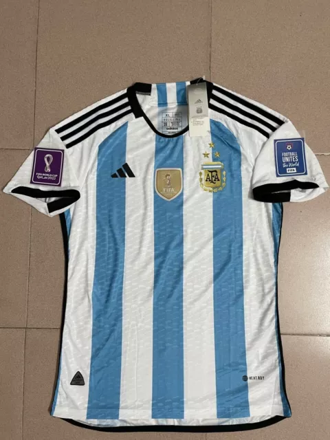 Maillot Argentine 22 3 Stars Domicile Authentique