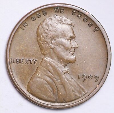 XF 1909 V.D.B. Lincoln Wheat Cent Penny LOWEST PRICES CHOICE COIN FREE SHIPPING*