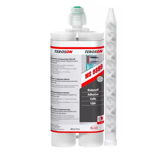 Teroson Ms 9399, Mastice Bi Componente, Bianco 400ml