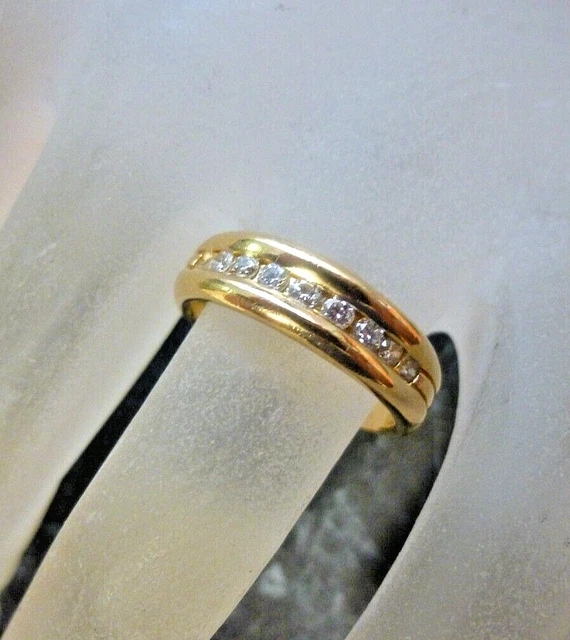 Bague Or Jaune 18K Sertie D'une Perle - Taille 51 - Poinçon Tête D'aigle - Occasion