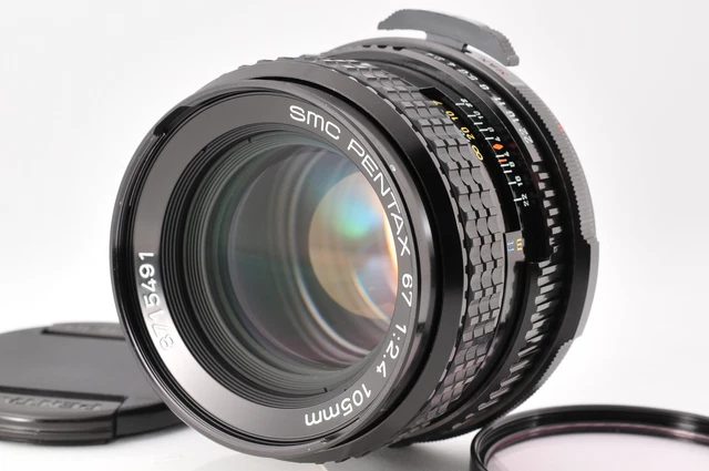 [MINT] Pentax SMC 67 105mm f/2.4 Late Model Lens For 6x7 67II From JAPAN #278A