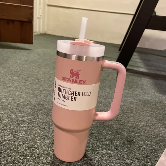 Stanley - 30 oz. PINK DUSK Quencher H2.0 Flowstate Tumbler w/Handle - NWT!
