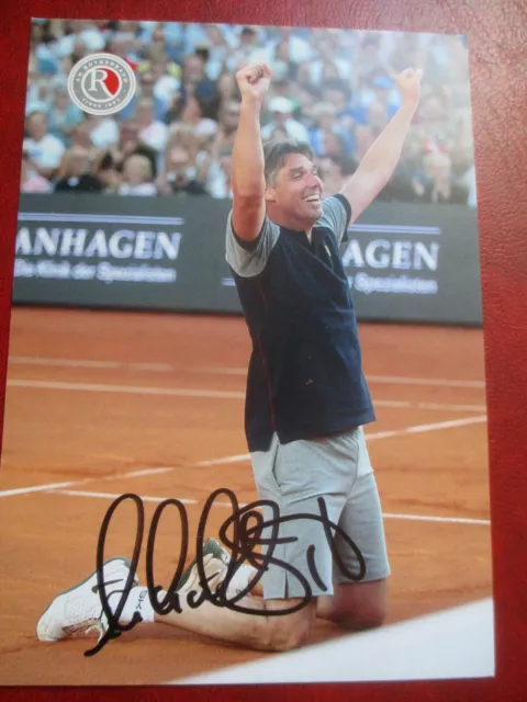 Autogrammkarte  Michael Stich  Tennis signiert AK Autogramm Wimbledon Sieger