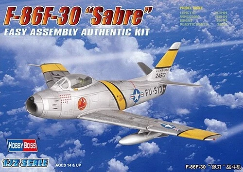 HobbyBoss 80258 North American F-86F-30 Sabre 1/72 Scale Plastic Model Kit
