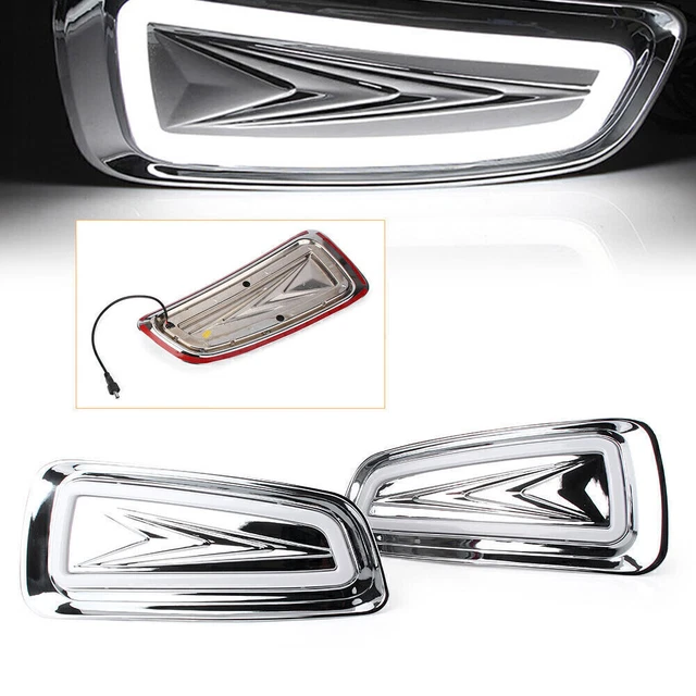 2 X Luci diurne LED Fanale Nebbia Lampada DRL per Ford F150 Raptor 2009-2015