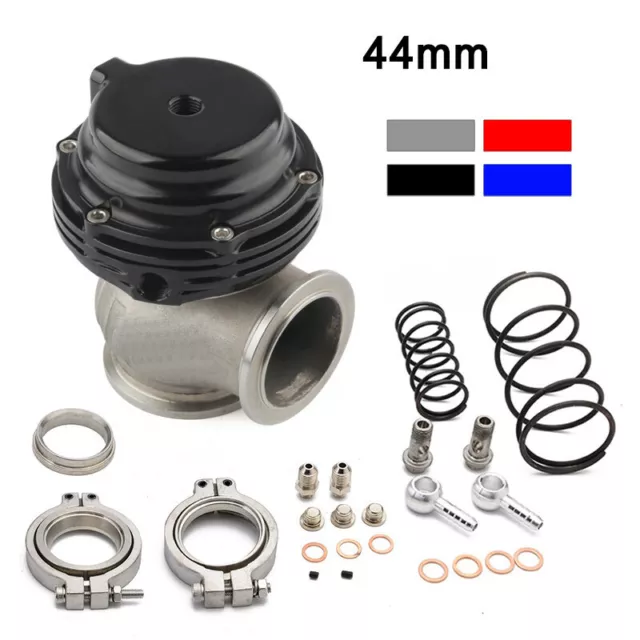 44mm External Wastegate MVR V-Band Flange Turbo Water Cooled For Tial 4 Colors