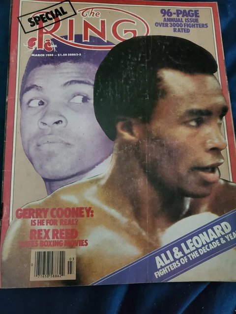 The Ring Magazine Avril 1958 – Sugar Ray Robinson Boxe Vintage