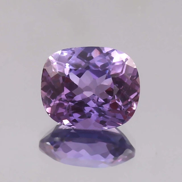 Saphir Naturel Parti Ceylan Bi-couleur - Coupe Coussin 10x10 Mm - 6,15 Carats - Neuf Sans Emballage