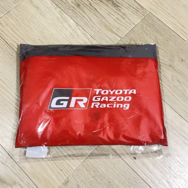 TOYOTA GR GAZOO Racing Poncho Red / Black Free Size New Japan Free shipping