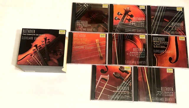 BEETHOVEN THE COMPLETE String Quartets 8X Cd Box Set Cleveland