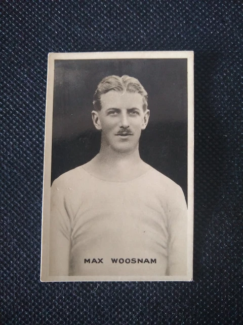 1921/22 MAX WOOSNAM DC Thomson - berühmte britische Fußballer