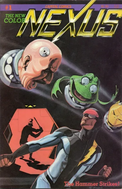 Nexus #1 Volume 2 Wraparound Cover Capital Comics 1983 (VFNM)