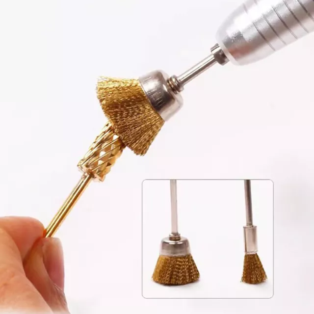 Nail Dust Cleaning Brush Nail Drill Bit Cleaning Brush Portable Nail Art T-WR