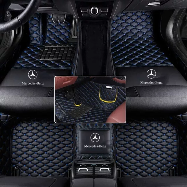 For Mercedes Benz All Models 2000-2023 Car Floor Mats Luxury Custom Waterproof