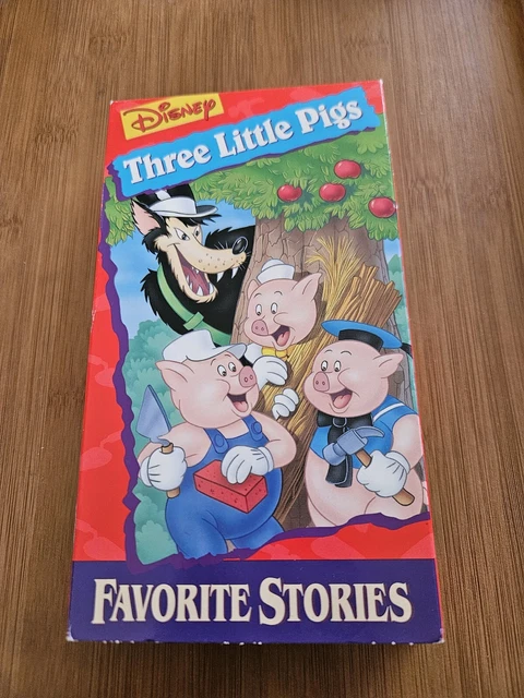 DISNEYS FAVORITE STORIES - Three Little Pigs (VHS, 1996) EUR 5,09 ...