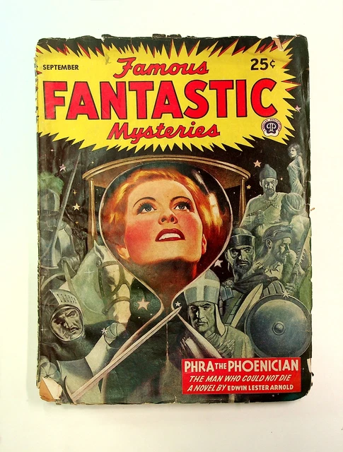 Famous Fantastic Mysteries Pulp Sep 1945 GD