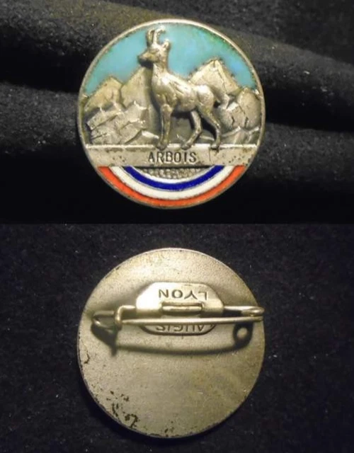 Joli Insigne, broche ESF école de ski Français  Montgenèvre  Augis Lyon - Collection