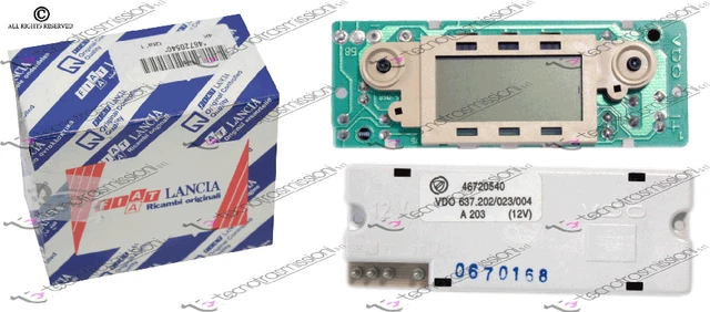 OROLOGIO DIGITALE FIAT Punto Cabrio 46720540 EUR 127,00