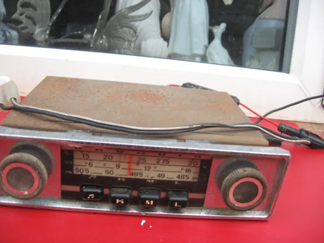 vintage car radio 1970s Grundig Weltklang  3001