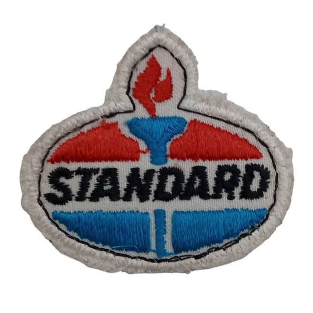 Standard Oil Patch Gas 2 Inch Vintage Hat Uniform Vest Collectible Mechanic