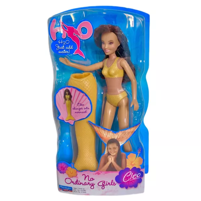 Playmates H2O Just Add Water Mako Mermaid Cleo Barbie Doll Figure Ariel Bratz