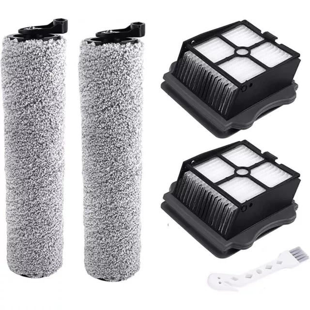 2X Ersatzfilter 2X Bürstenrolle 1X Bürste für Tineco Floor ONE S3 und iFloor 3 2