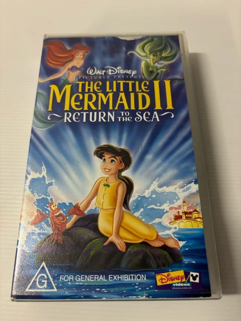 WALT DISNEY THE Little Mermaid II 2 Return To The Sea VHS Video $15.00 ...