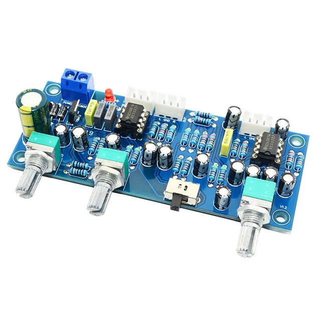 2.1 Kanal Subwoofer VorverstäRkerplatine VerstäRkerplatine Tiefpassfilter B E8O6