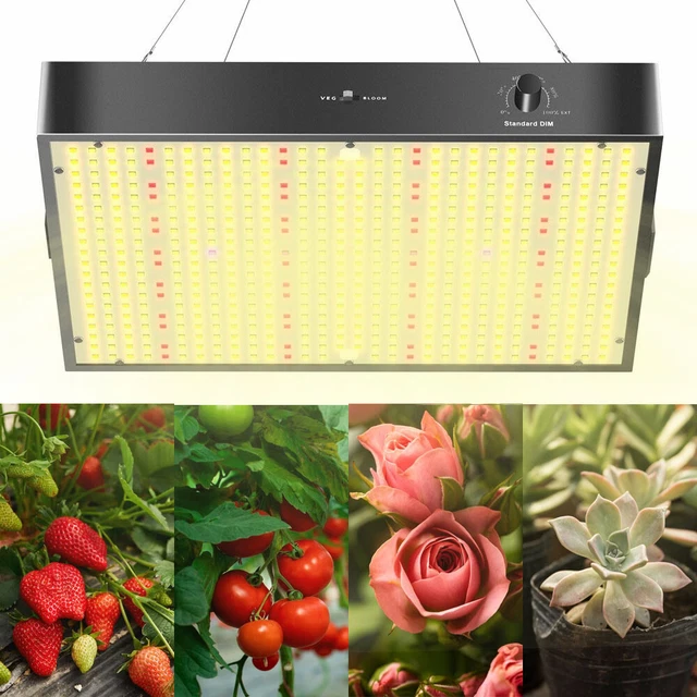 100W LED GROW Light Hydroponic Full Spectrum Indoor Veg Flower Plant ...