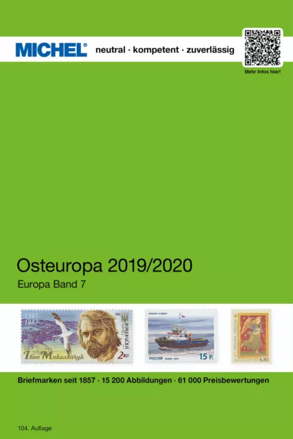 MICHEL-Katalog Europa 2019/20 Band 7 (EK7) Osteuropa