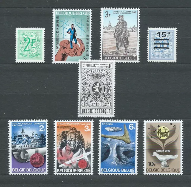 BELGIË BELGIQUE - 1968 YT 1443 à 1451 - TIMBRES NEUFS** MNH LUXE