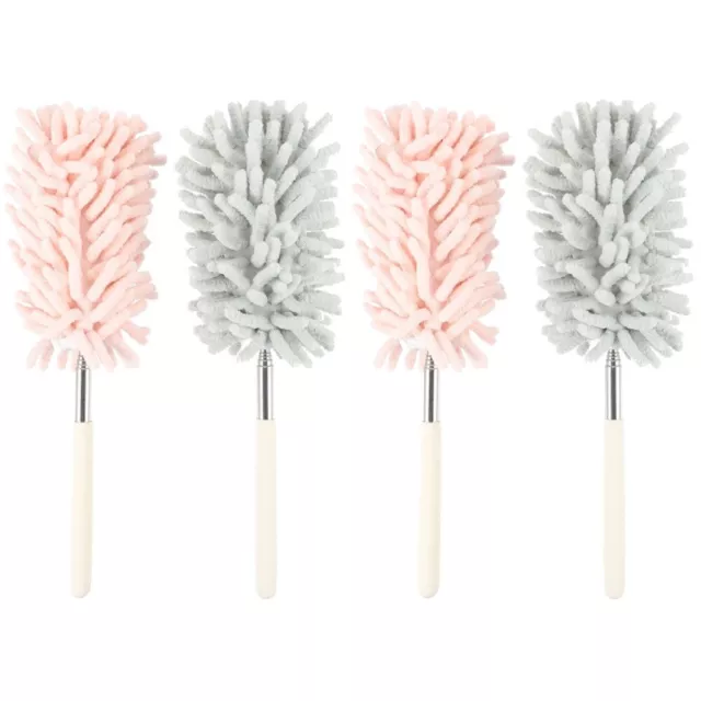 4 Pcs Chenille Telescopic Duster Mini Lotion Holder Keychain Computer