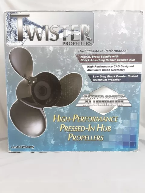 NEW Michigan Wheel Twister 231017 Aluminum Boat Propeller 15X17 RH 3 BLD