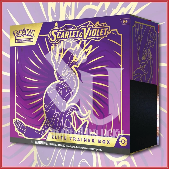 POKEMON TCG SCARLET and Violet Elite Trainer Box (ETB) 9 Booster Packs