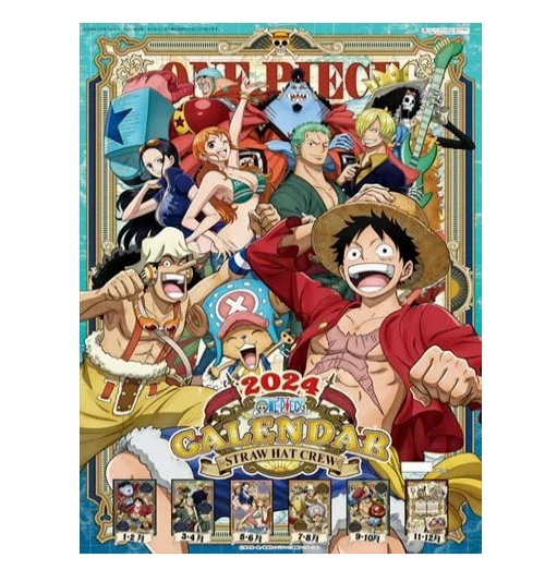 TOEI ANIMATION ONE Piece 2024 Wall Calendar CL015 japan F/S 44.22