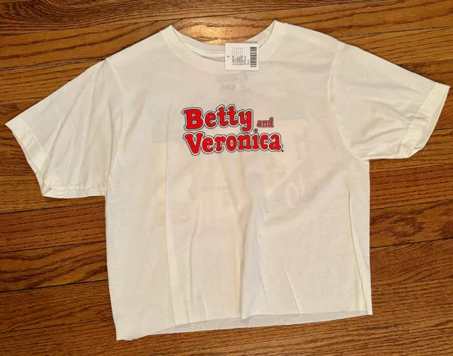 Urban Outfitters Archie Comics Betty & Veronica Riverdale Crop Tshirt Small NWT