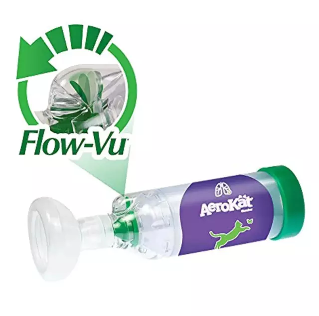 The Original AEROKAT Feline Aerosol Chamber Inhaler Spacer for Cats and Kittens