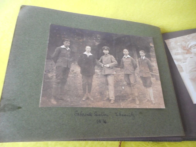 29 Foto 1wk Album Fotoalbum Soldat Füs. RGT 40 Achen Triberg Portrait Frau EK 6