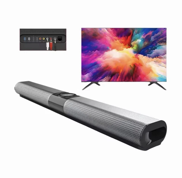 Soundbar Stereo Cablato USB Lettore Musicale Altoparlante