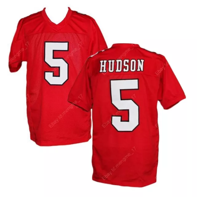 Custom Finn Hudson #5 Glee TV Football Jerseys Cory Monteith Movie Sewn Names Custom Finn Hudson #5 Glee TV Football Jerseys Cory Monteith Movie Sewn Names