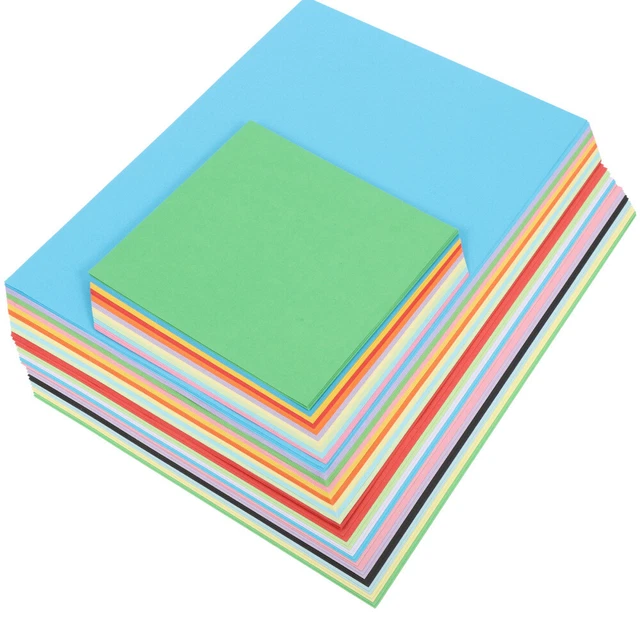 120 Blätter dekoratives Klapppapier basteln Papierblätter DIY Kids Bastelpapier