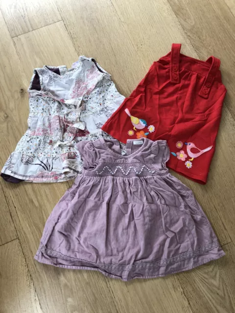 Girls baby dress bundle spring 9-12months