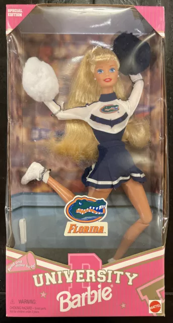 Vintage Barbie Doll Florida University Cheerleader NOS Mattel 1996