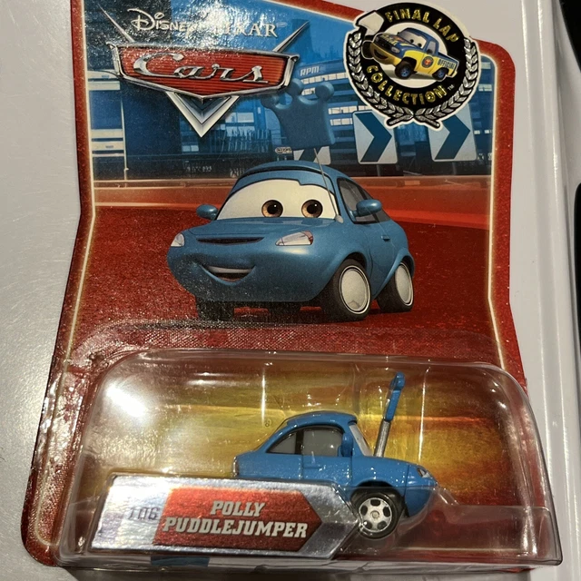 DISNEY PIXAR CARS Final Lap Polly Puddlejumper 1 55 Die cast New In disney-pixar-cars-final-lap-polly-puddlejumper-1-55-die-cast-new-in