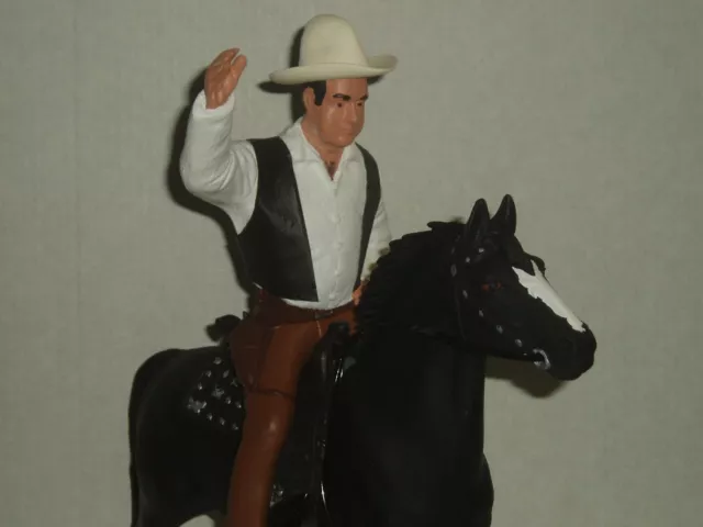 Vintage Hartland Custom Western Figure Hoss Cartwright W/ Horse Bonanza